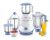 Prestige Iris Mixer Grinder, 750W, 3 Stainless Steel Jar + 1 Juicer Jar (White and Blue)
